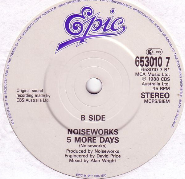 Noiseworks - Touch - Used Vinyl Record 7" image 8