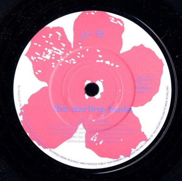 Darling Buds - Burst - Used Vinyl Record 7" image 3