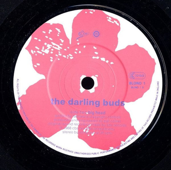 Darling Buds - Burst - Used Vinyl Record 7" image 4