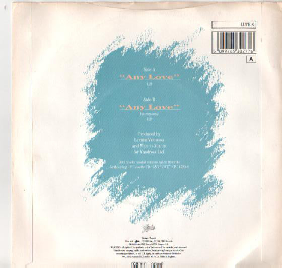 Luther Vandross - Any Love - Used Vinyl Record 7" image 6