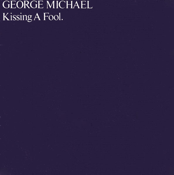 George Michael - Kissing A Fool - Used Vinyl Record 7" image 1