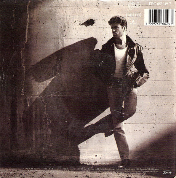 George Michael - Kissing A Fool - Used Vinyl Record 7" image 2