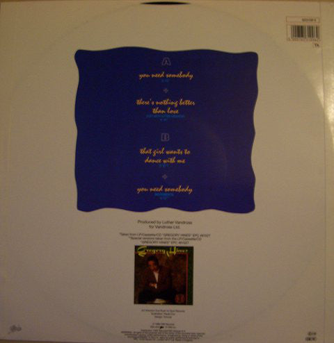 Gregory Hines - You Need Somebody - Used Vinyl Record 12" image 2