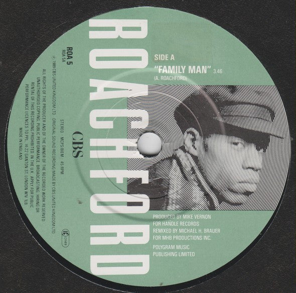 Roachford - Family Man - Used Vinyl Record 7" image 3