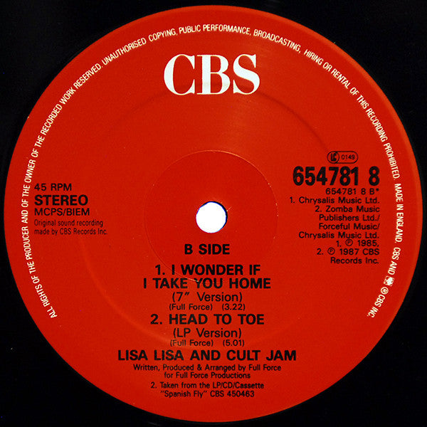Lisa Lisa & Cult Jam - Little Jackie Wants To Be A Star - Used Vinyl image 8