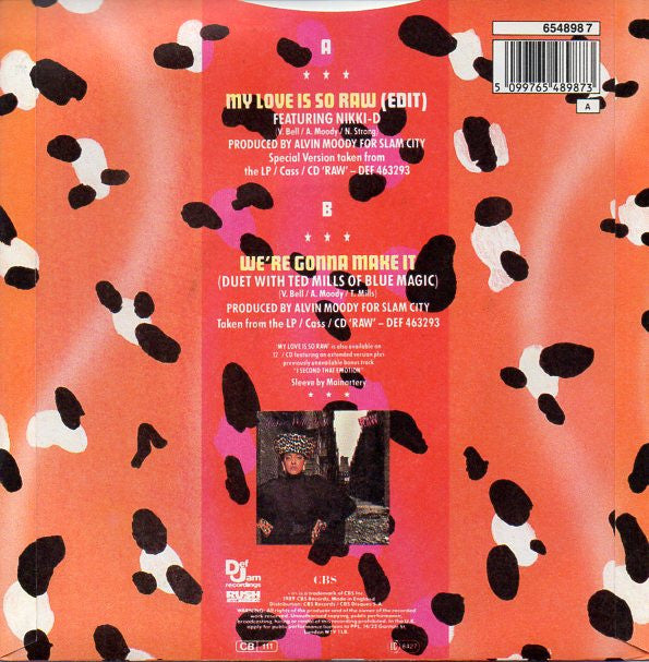 Alyson Williams - My Love Is So Raw - Used Vinyl Record 7" image 6