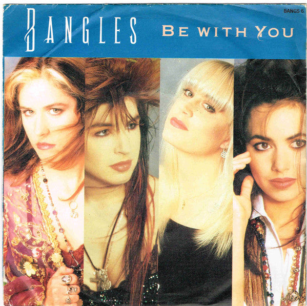 Bangles - Be With You - Used Vinyl Record 7" image 5