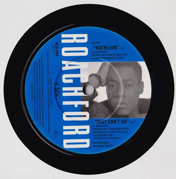 Roachford - Kathleen - Used Vinyl Record 7" image 3