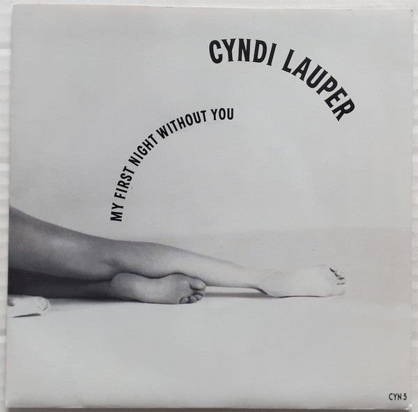 Cyndi Lauper - My First Night Without You - Used Vinyl Record 7" image 1