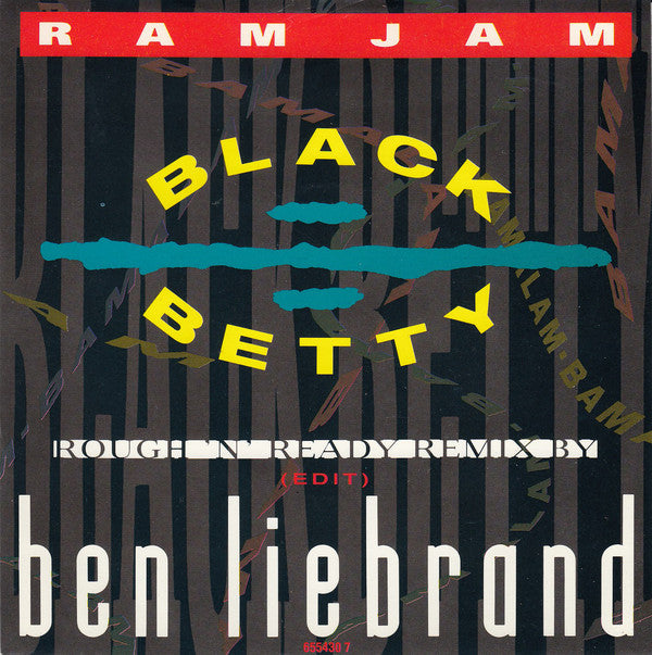 Ram Jam - Black Betty (Rough 'N Ready Remix) - Used Vinyl Record 7" image 1