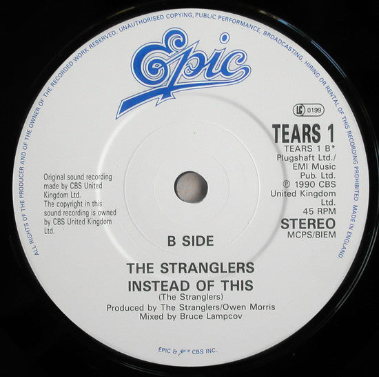 Stranglers - 96 Tears - Used Vinyl Record 7" image 4