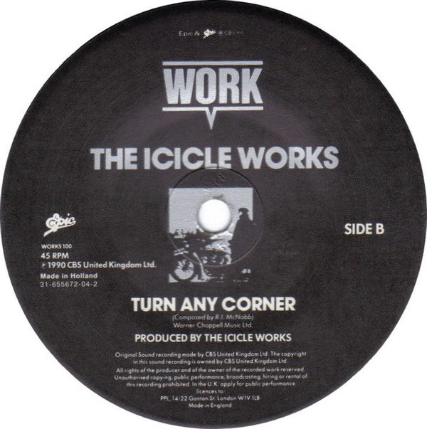 Icicle Works - Motorcycle Rider - Used Vinyl Record 7" image 8