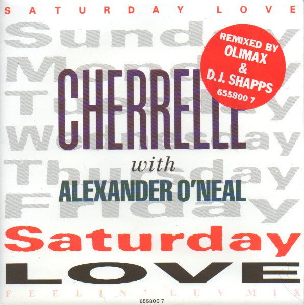 Cherrelle - Saturday Love (Feelin' Luv Mix) - Used Vinyl Record 7" image 5