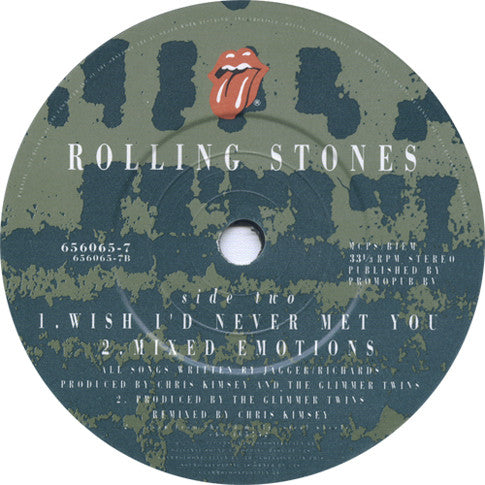 Rolling Stones - Almost Hear You Sigh - Used Vinyl Record 7" image 4