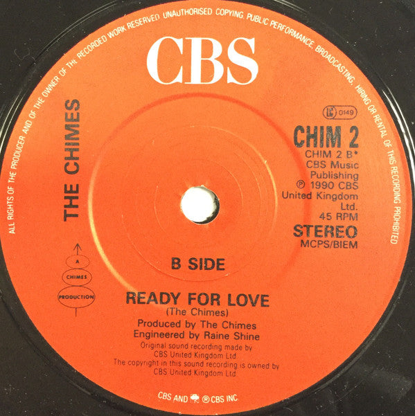 Chimes - True Love - Used Vinyl Record 7" image 4