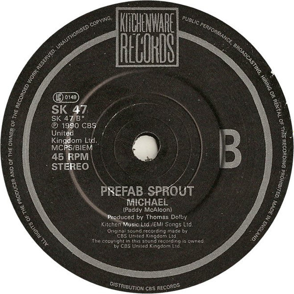 Prefab Sprout - Looking For Atlantis - Used Vinyl Record 7" image 4