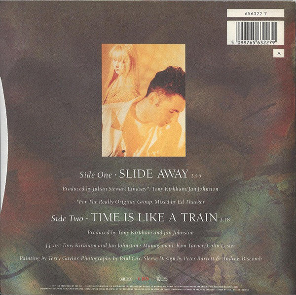 J.J. - Slide Away - Used Vinyl Record 7" image 2