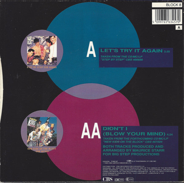 New Kids On The Bloc - Let's Try It Again / Didn't I (Blow Your Mind) - image 2