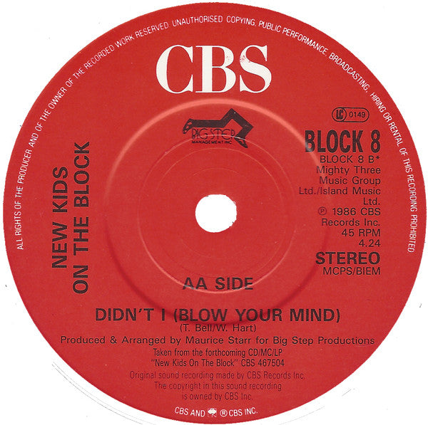 New Kids On The Bloc - Let's Try It Again / Didn't I (Blow Your Mind) - image 8