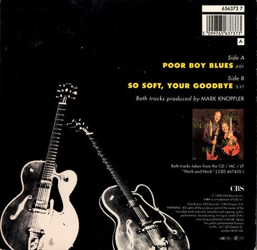 Chet Atkins - Poor Boy Blues - Used Vinyl Record 7" image 2