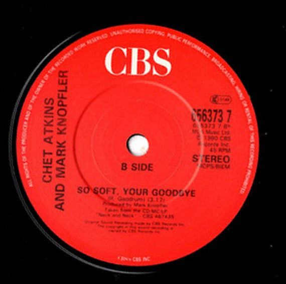 Chet Atkins - Poor Boy Blues - Used Vinyl Record 7" image 4