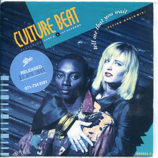Culture Beat - Tell Me That You Wait (Flying Radio Mix) - Used Vinyl image 4