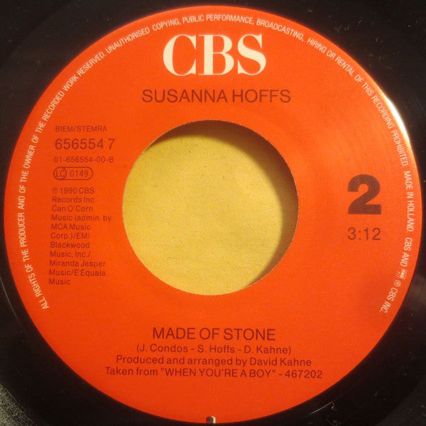 Susanna Hoffs - My Side Of The Bed - Used Vinyl Record 7" image 4