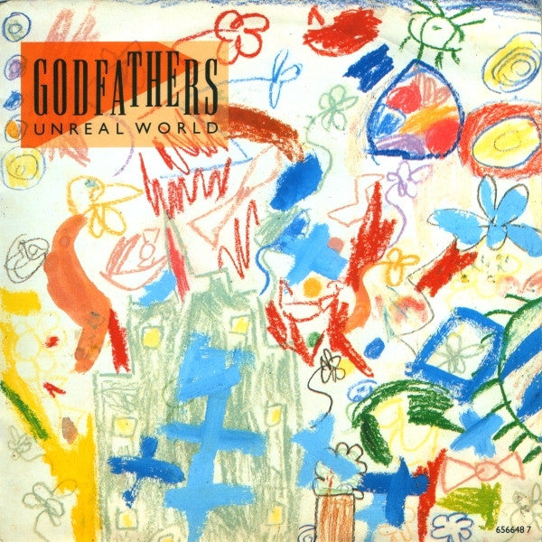 Godfathers - Unreal World - Used Vinyl Record 7" image 1