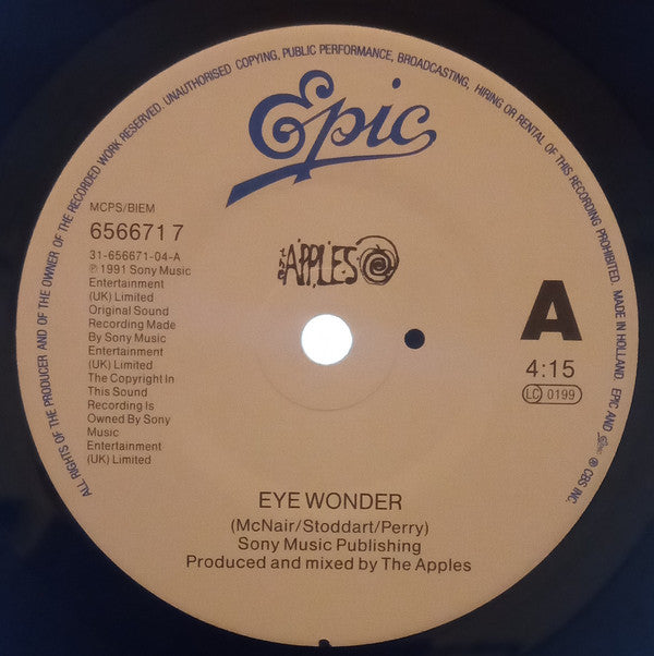 Apples - Eye Wonder - Used Vinyl Record 7" image 7