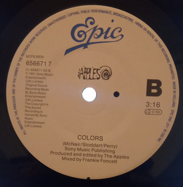 Apples - Eye Wonder - Used Vinyl Record 7" image 8