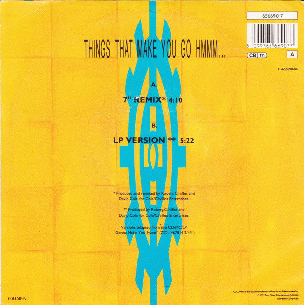 C + C Music Factory - Things That Make You Go Hmmm... - Used Vinyl Re image 6