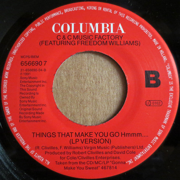 C + C Music Factory - Things That Make You Go Hmmm... - Used Vinyl Re image 8