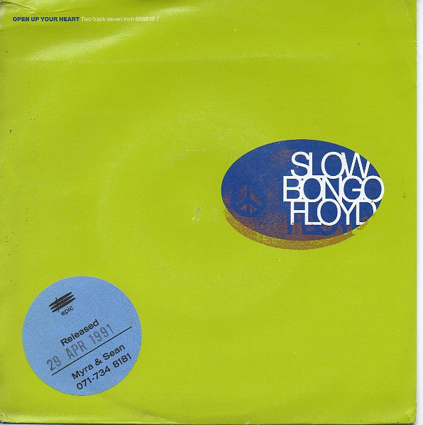 Slow Bongo Floyd - Open Up Your Heart - Used Vinyl Record 7" image 7