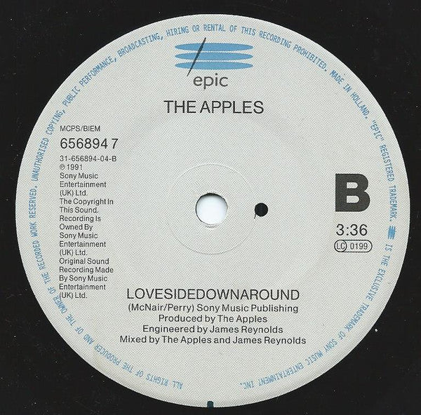 Apples - Beautiful People - Used Vinyl Record 7" image 4
