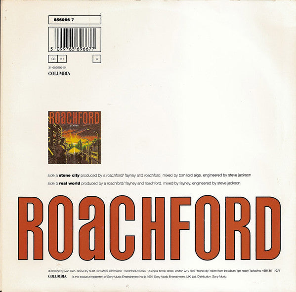 Roachford - Stone City - Used Vinyl Record 7" image 2