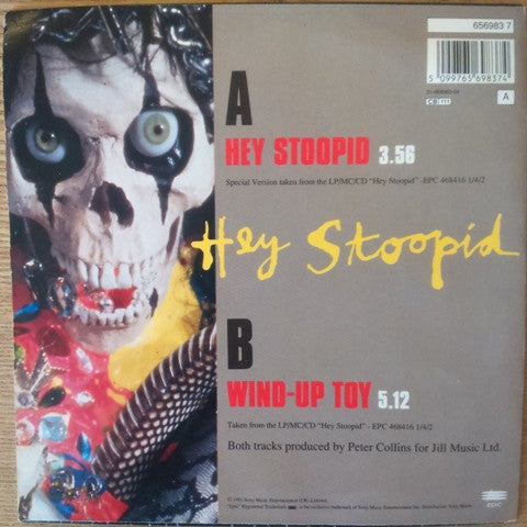 Alice Cooper - Hey Stoopid - Used Vinyl Record 7" image 2