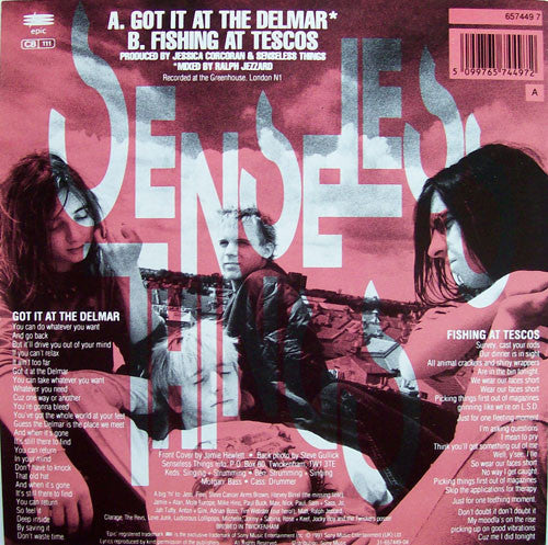Senseless Things - Got It At The Delmar - Used Vinyl Record 7" image 2