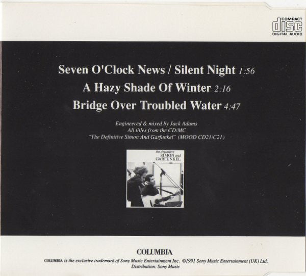 Simon & Garfunkel - Seven O'Clock News / Silent Night - A Hazy Shade image 3