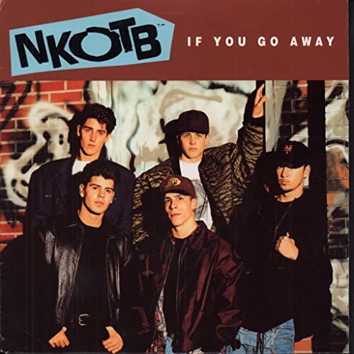 New Kids On The Bloc - If You Go Away - Used Vinyl Record 7" image 1