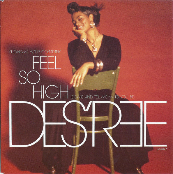 Des'ree - Feel So High - Used Vinyl Record 7" image 1