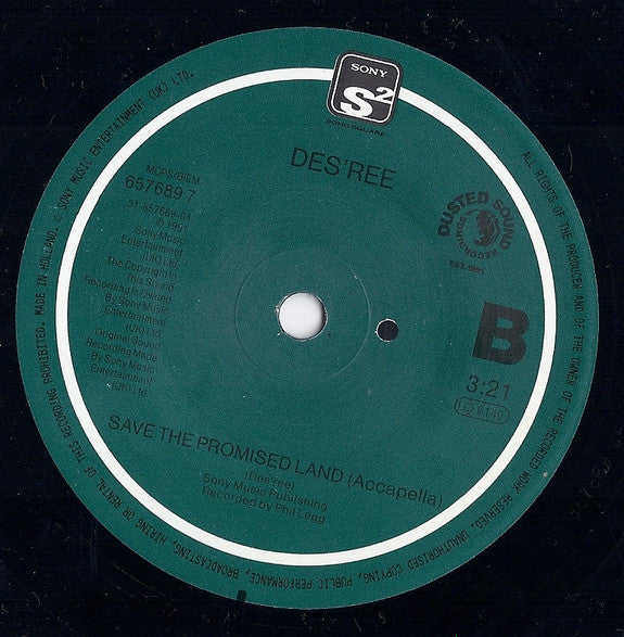 Des'ree - Feel So High - Used Vinyl Record 7" image 4