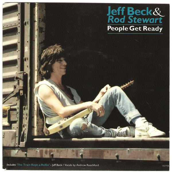 Jeff Beck - People Get Ready - Used Vinyl Record 7" image 1