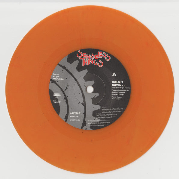 Senseless Things - Hold It Down - Used Vinyl Record 7" image 5