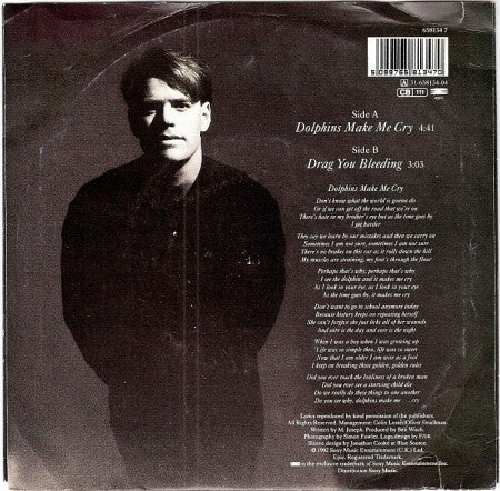 Martyn Joseph - Dolphins Make Me Cry - Used Vinyl Record 7" image 2