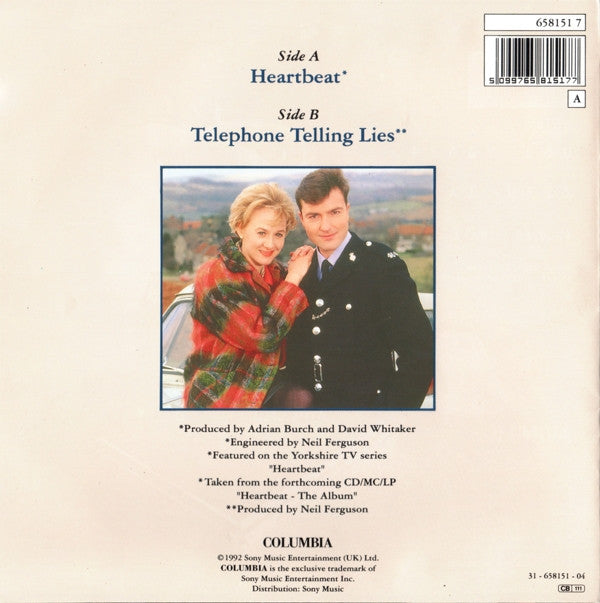 Nick Berry - Heartbeat - Used Vinyl Record 7" image 2