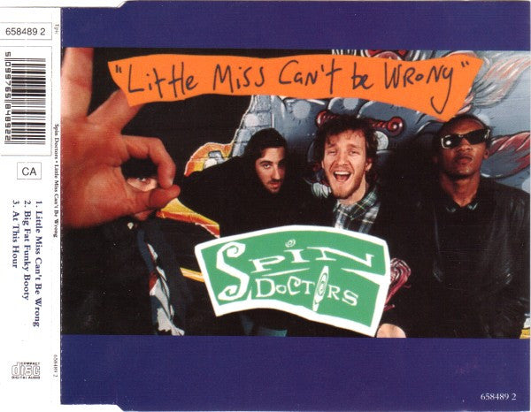 Spin Doctors - Little Miss Can't Be Wrong - Used CD image 2