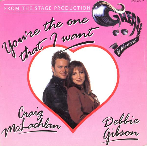 Craig McLachlan - You're The One That I Want - Used Vinyl Record 7" image 1