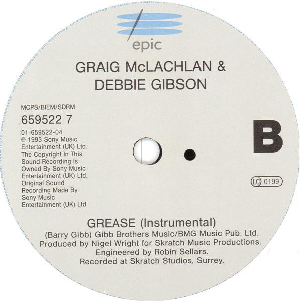 Craig McLachlan - You're The One That I Want - Used Vinyl Record 7" image 4