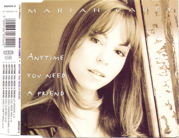 Mariah Carey - Anytime You Need A Friend - Used CD image 2
