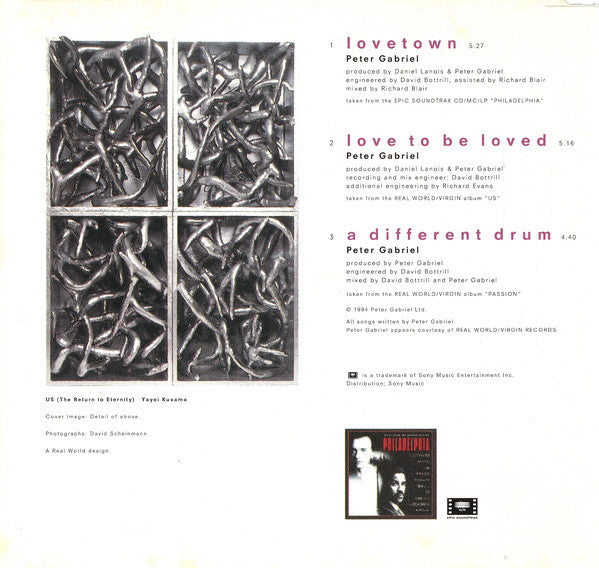 Peter Gabriel - Lovetown (Music From The Motion Picture Philadelphia) image 2